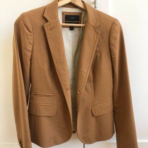 Brown J Crew Schoolboy Blazer Size 0 (damage)